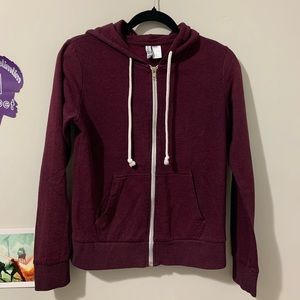 H&M Divided Burgundy Hoodie